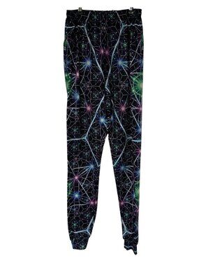 The Headspace Trippy UV/RGB Reactive Unisex All-Over Festival Sweatpants 2XL
